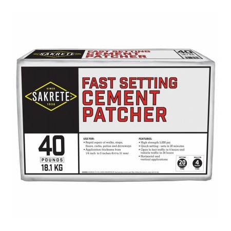 Sakrete 40LB FastCement Patcher 60200640